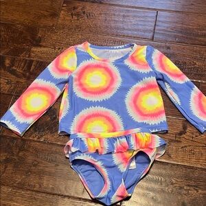 GAP Kids Colorful Tie-Dye Rashguard Set
